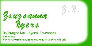 zsuzsanna nyers business card